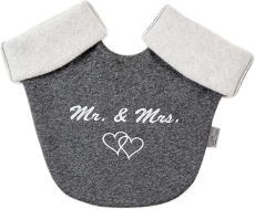 Partnerhandschuhe einzeln Mr. & Mrs. aus Doppelfleece