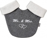 Partnerhandschuhe einzeln Mr. & Mrs. aus Doppelfleece